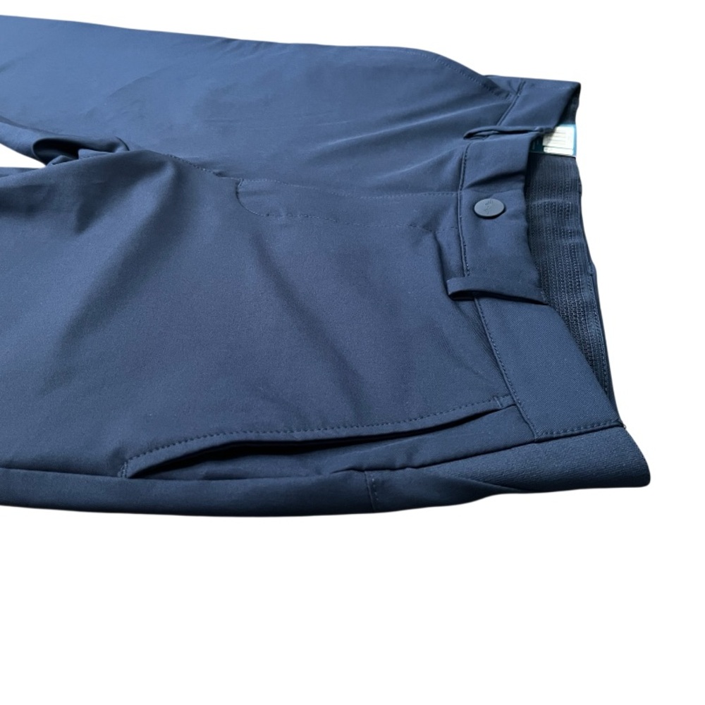 NWT Greg Norman Microfiber Yarn Stretch Fabric Midweight Chino Pant Blue - Picture 6 of 11